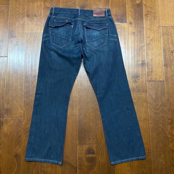 Ecko Unltd. Vintage Y2K Bootcut Dark Denim Blue Jeans Men's Size 38 x 32 - Picture 5 of 10